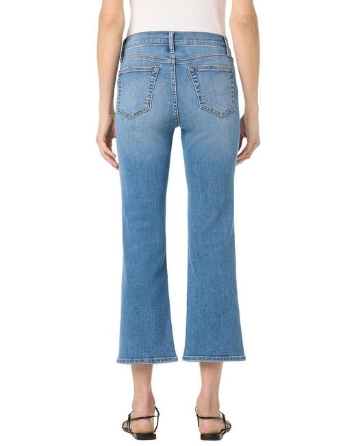 Joe's Jeans Blue High Rise Crop Bootcut Jean