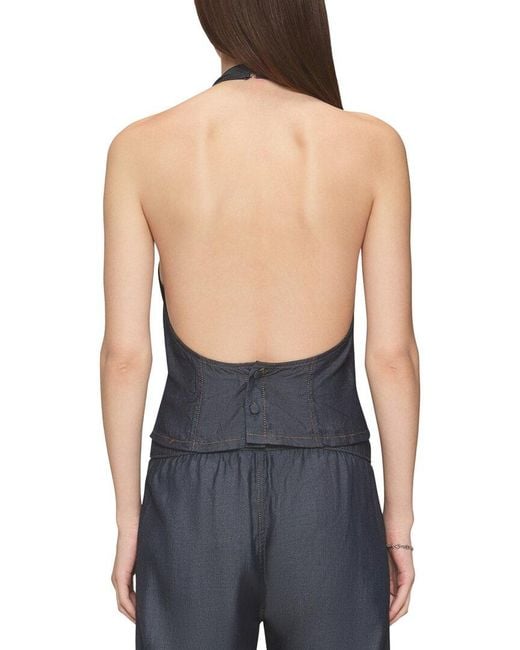 EB DENIM Blue Iris Tank