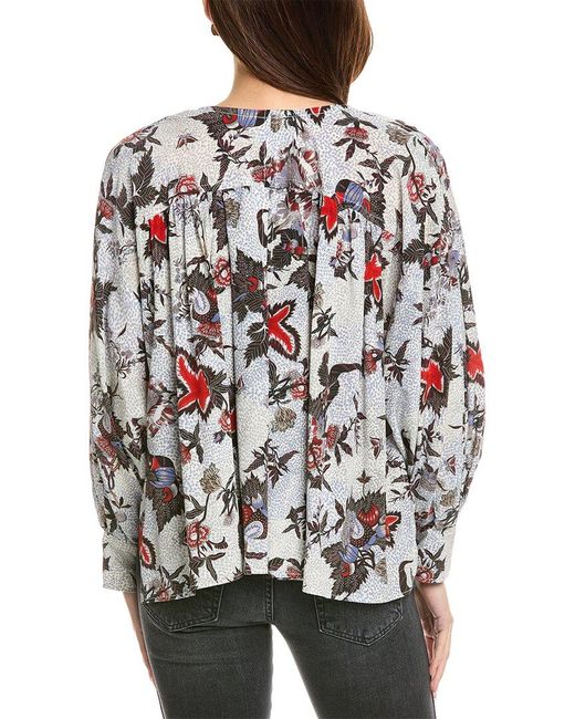 Isabel Marant Gray Isabel Marant E'Toile Blouse Silk