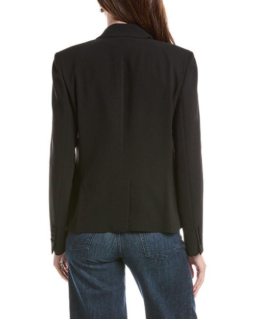 Lafayette 148 New York Black Plus Eastman Blazer