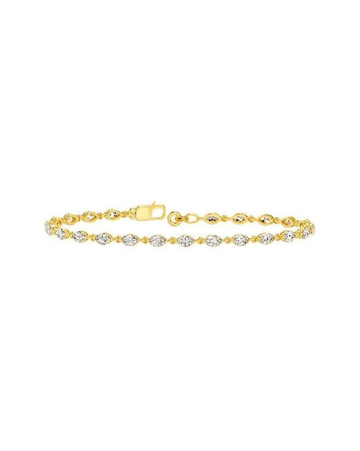 Lab Grown Diamonds White 14K 3.22 Ct. Tw. Lab-Grown Diamond Tennis Bracelet