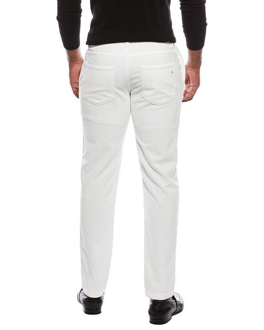Isaia White Trouser for men