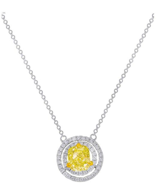 Diana M Metallic Fine Jewelry 18k 1.39 Ct. Tw. Diamond Necklace