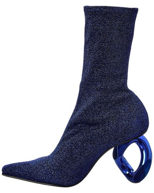 J.W. Anderson Blue Chain Bootie