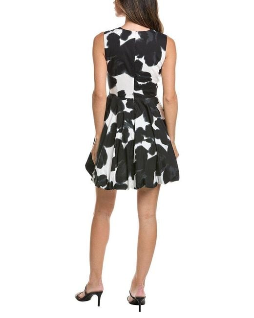Kenneth Cole Black Bubble Hem Mini Dress