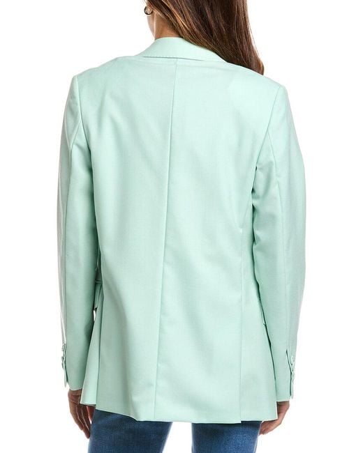 Officine Generale Green Officine Generale Giovanni Wool Blazer