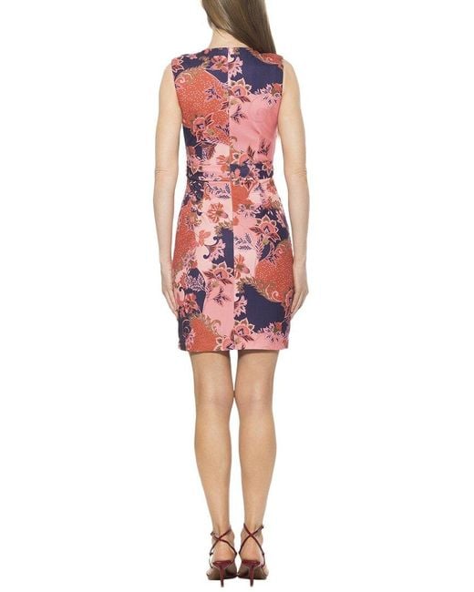 Alexia Admor Red Polene Sheath Dress