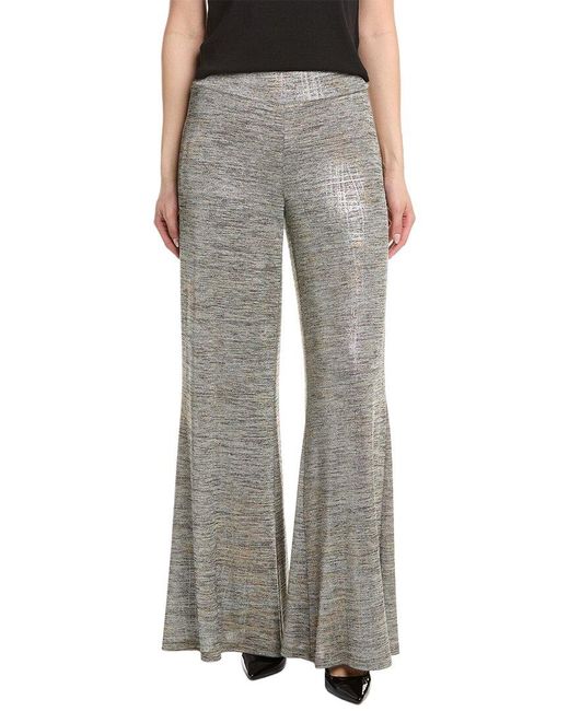 Joseph Ribkoff Gray Textured Pant