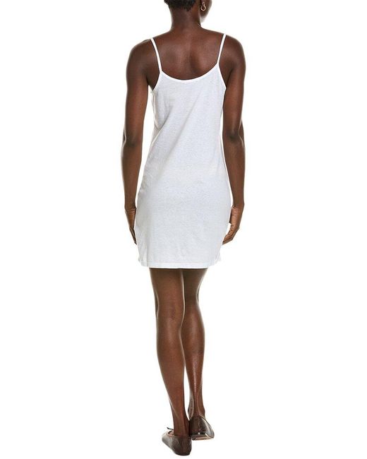 James Perse White Cami Slip Dress
