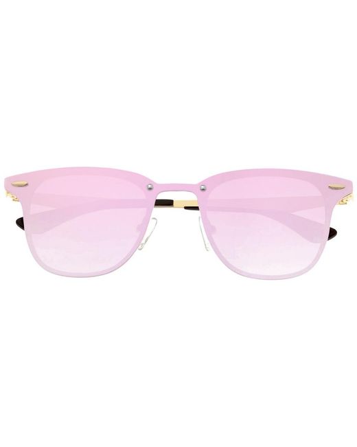 Sixty One Pink Infinity 48mm Polarized Sunglasses