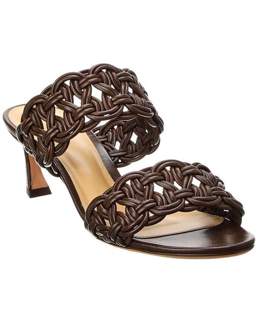 Alexandre Birman Brown Sammy 50 Leather Sandal