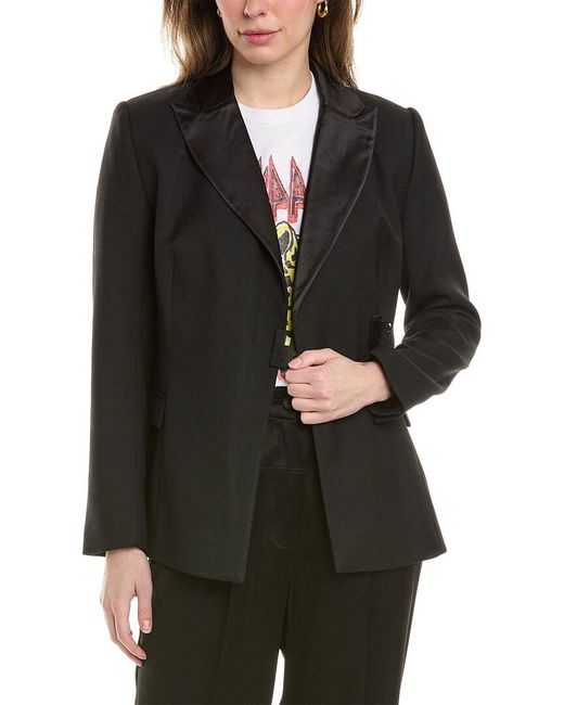 AllSaints Black Peggi Blazer