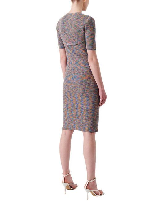 10 Crosby Derek Lam Multicolor Deema Bolero Sweater Cami Dress