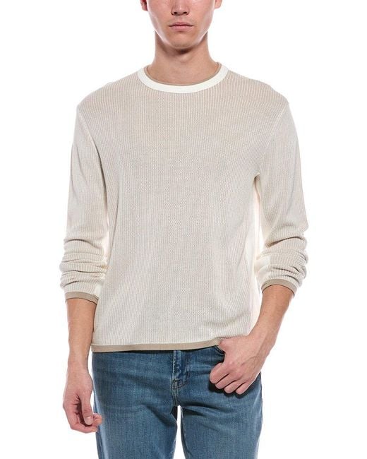 Rag & Bone Gray Harvey Crewneck Sweater for men