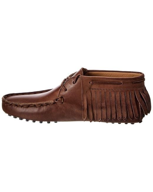 Tod's Brown Tods Leather Moccasin for men