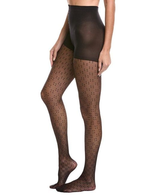 Emilio Cavallini Brown Dots Sheer Tight