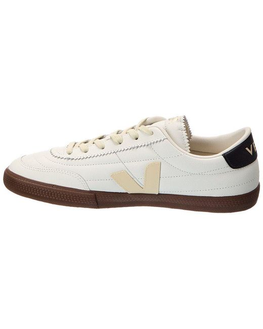 Veja White V-90 Leather Sneaker for men