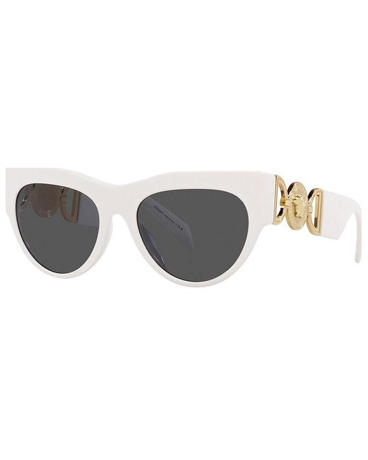 Versace White Ve4440u 56mm Sunglasses