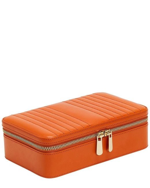 Wolf Orange Handmade Maria Medium Zip Case