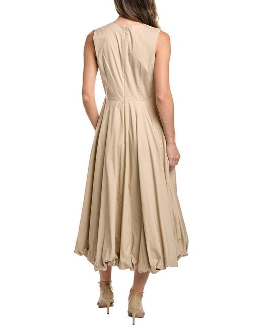 Kenneth Cole Natural Bubble Hem Midi Dress
