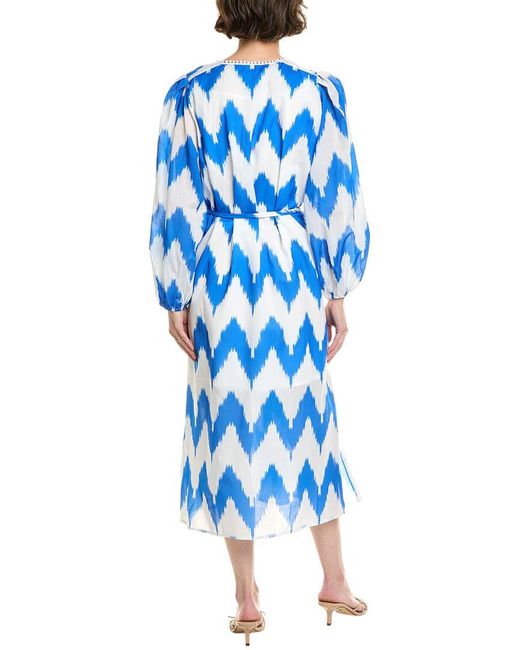 Beulah London Blue Maxi Dress