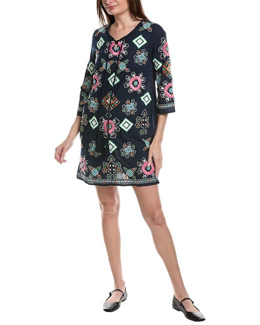 Frances Valentine Black Capri Tunic