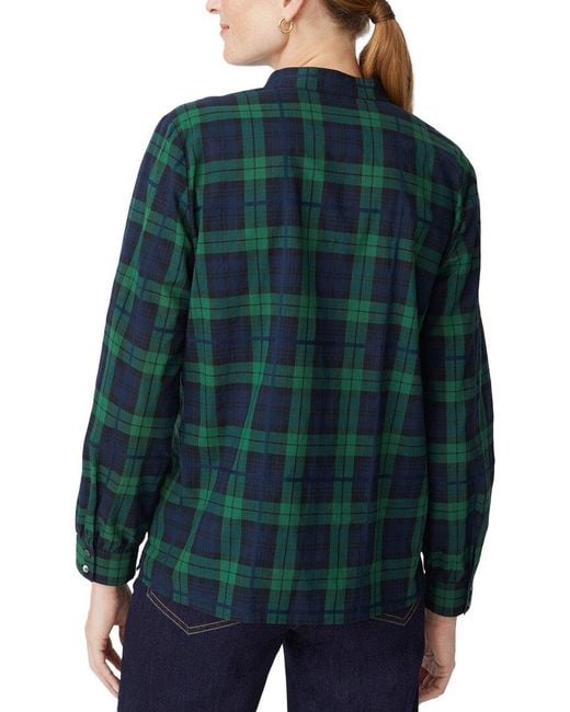 J.McLaughlin Blue Tremblay Blouse