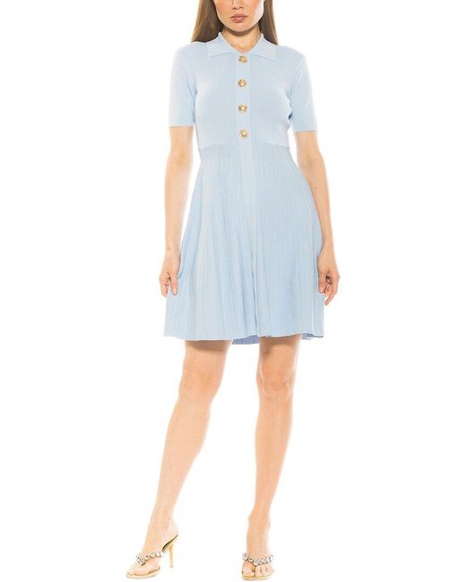 Alexia Admor
 Brooklyn Satin Fit-&-Flare Midi Dress main image 0