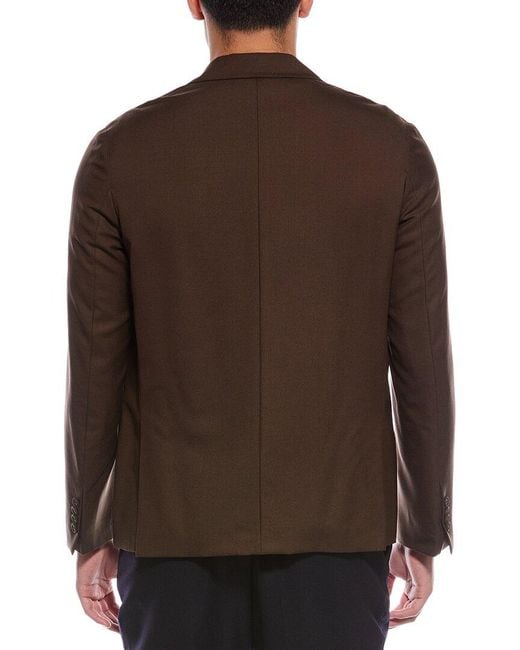 Officine Generale Brown Officine Generale Tene Wool Blazer for men