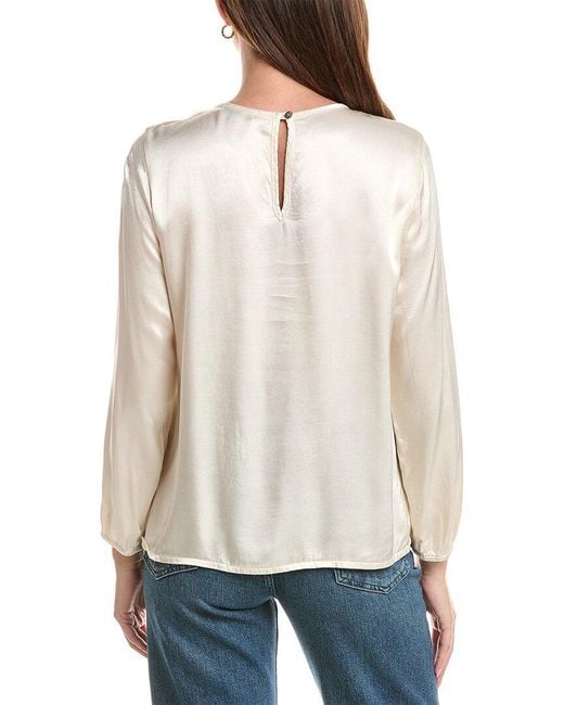 Michael Stars White Lali Blouse