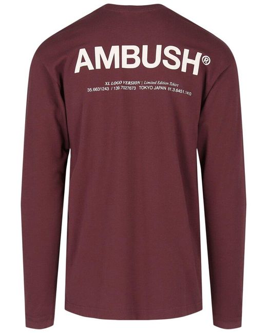 Ambush Red T-shirt for men