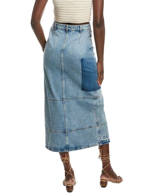 Co. Blue Denim Skirt