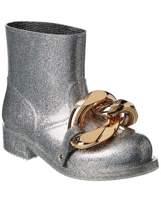 J.W. Anderson Gray Chain Rubber Boot