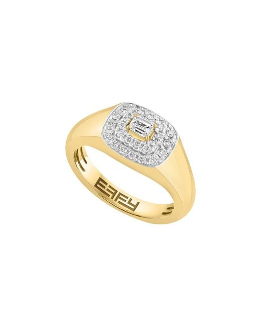 Effy Fine Jewelry Metallic 14K 0.57 Ct. Tw. Diamond Ring