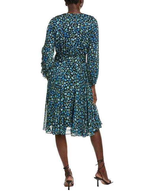 Tahari Blue The Annika Midi Dress
