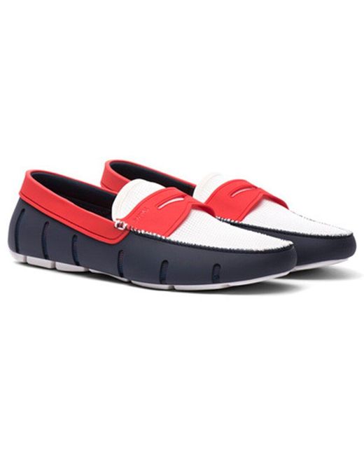 Swims Red Penny Loafer for men