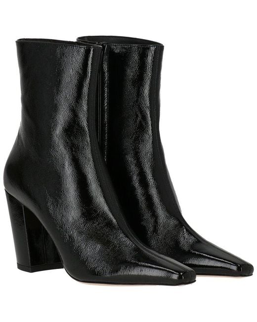 Jimmy Choo Black Zadie 85 Leather Bootie