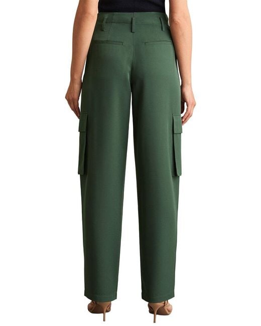 Reiss Green Orla Cargo Trouser
