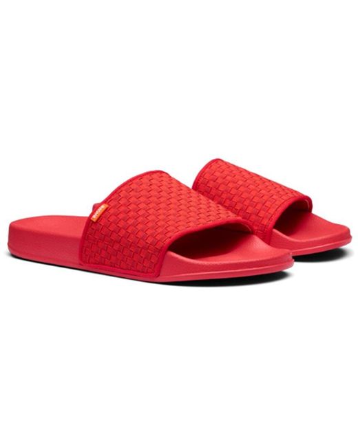 Swims Red Woven Lounge Sandal for men