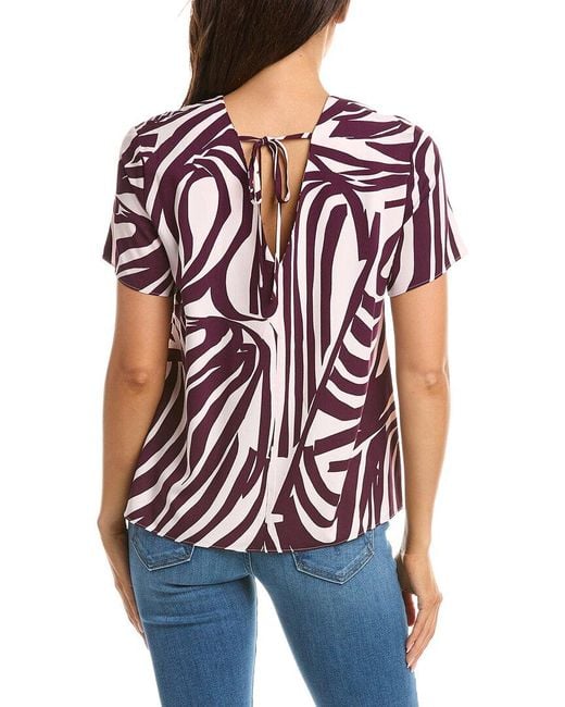 Marimekko White Hilja Jokuraita Top