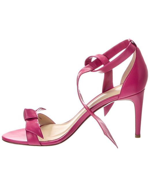 Alexandre Birman Pink Clarita 75 Leather Sandal
