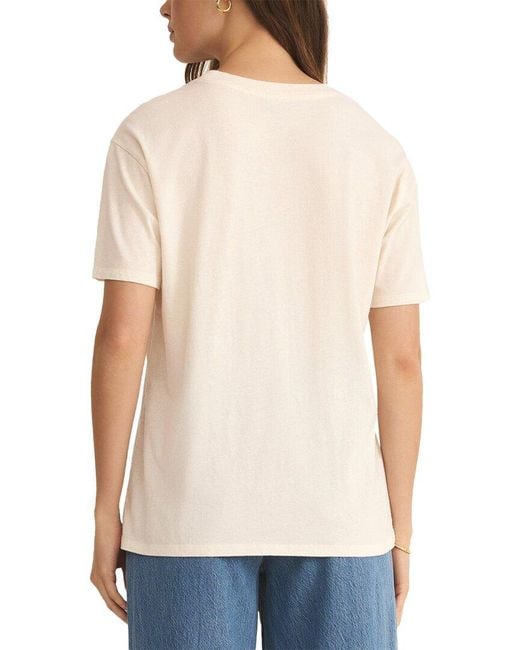 Z Supply Natural Merci Boyfriend T-Shirt