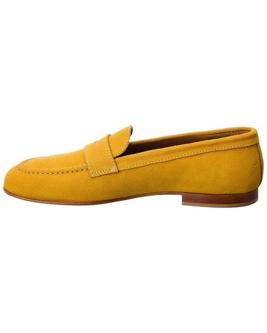 Alfonsi Milano Yellow Simona Leather Loafer