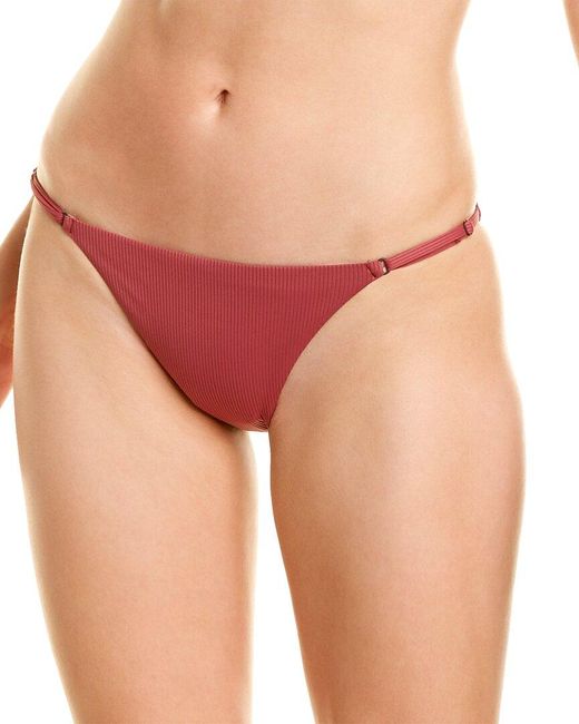 Onia Red Hannah Bikini Bottom
