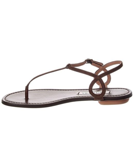 Aquazzura Metallic Almost Bare Suede Sandal