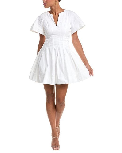 Jonathan Simkhai White Maveri Mini Dress