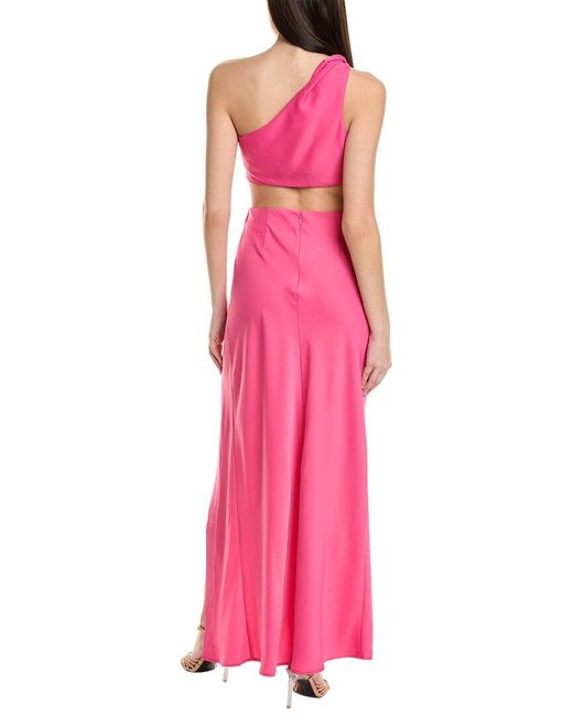 Misha Pink Kristin Maxi Dress