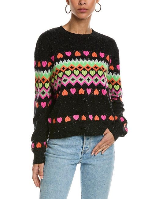 Rainbow cashmere jumper hot sale