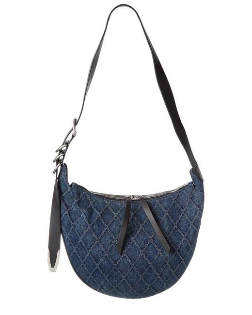 Rag & Bone Blue Spire Mini Denim Hobo