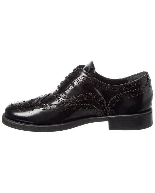 SCHUTZ SHOES Black David Leather Flat